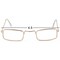 Old Lady Costume Set - Grey Granny Wig and Fake Gold Rectangle Eyeglasses Grandma Set for Women and Girls